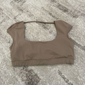 Garage Cropped Sports Bra Top